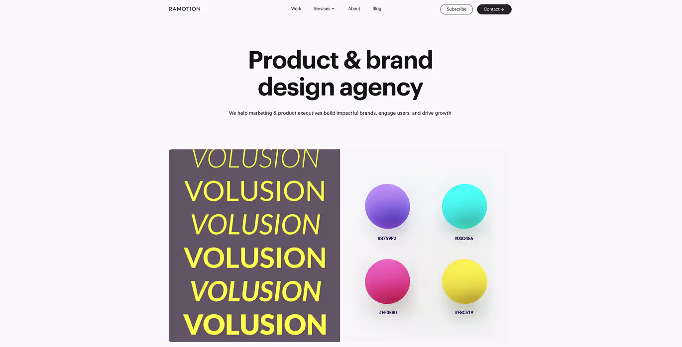 Ramotion brand and product design preview for B2B SaaS companies