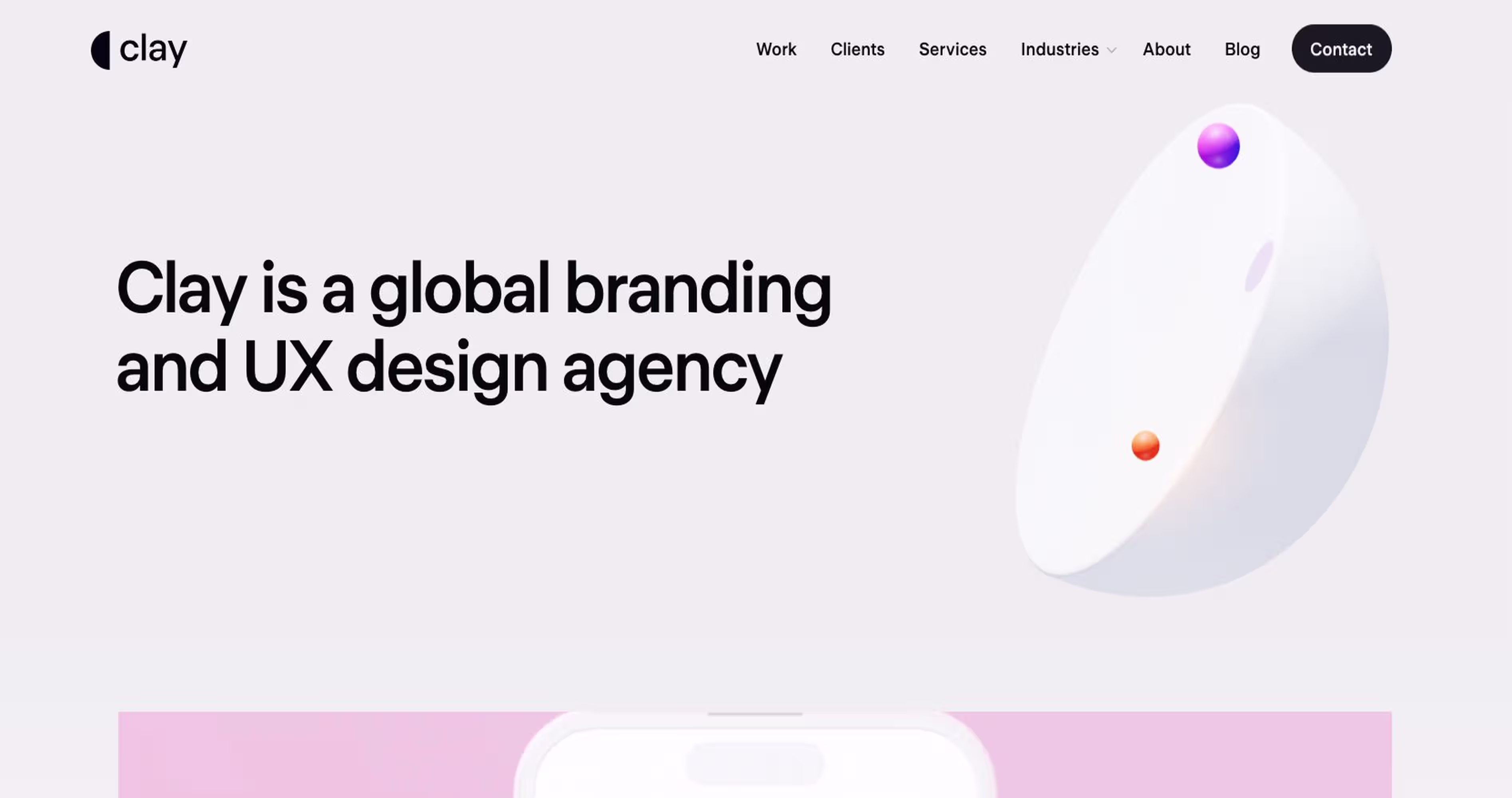 Clay - Global Branding & UX Healthcare Website Design Agency