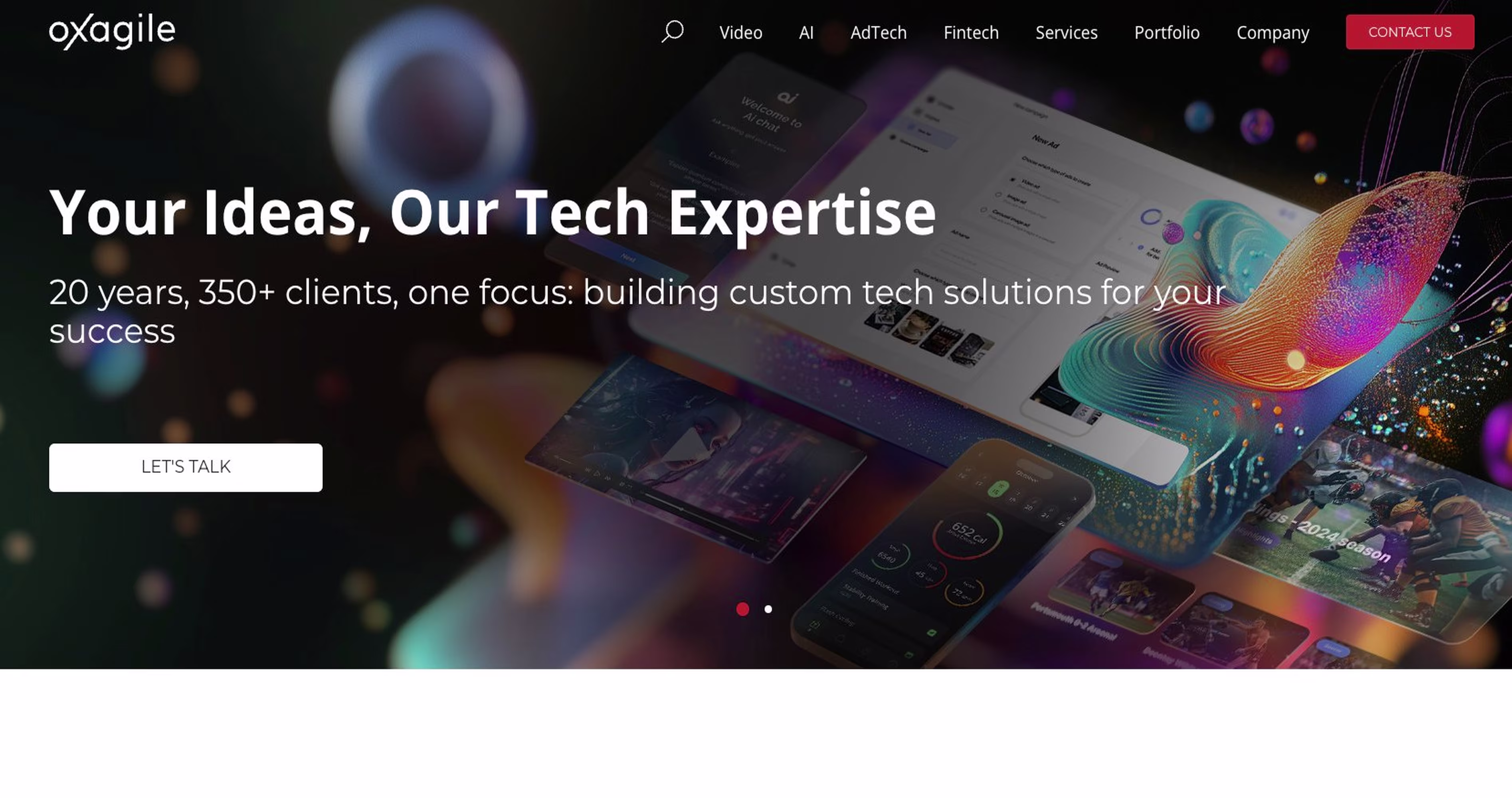 Oxagile - Custom Tech & Healthcare Website Design Agency with 20+ Years of Experience