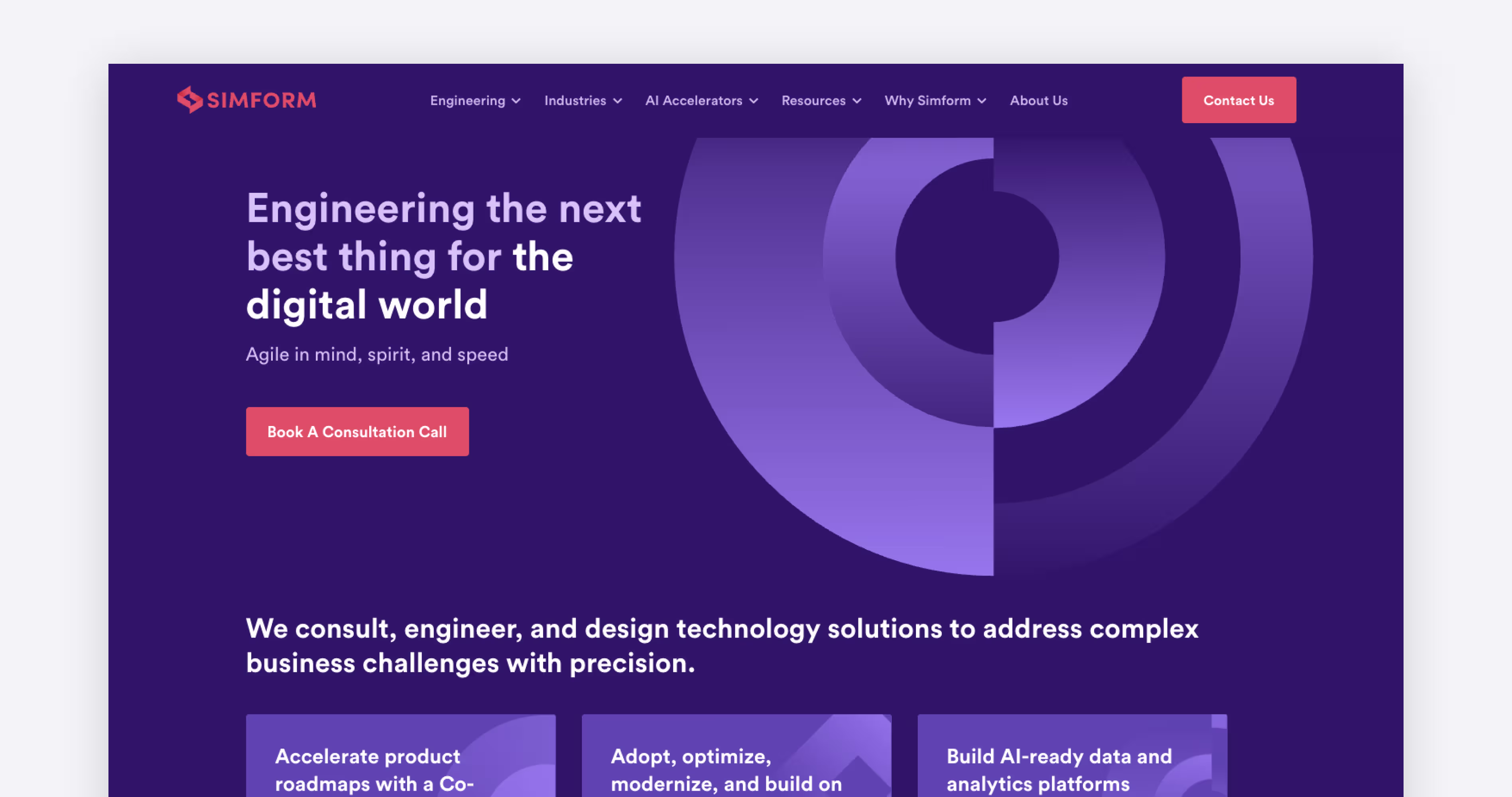 Simform MVP development agency for startups building cloud based SaaS products