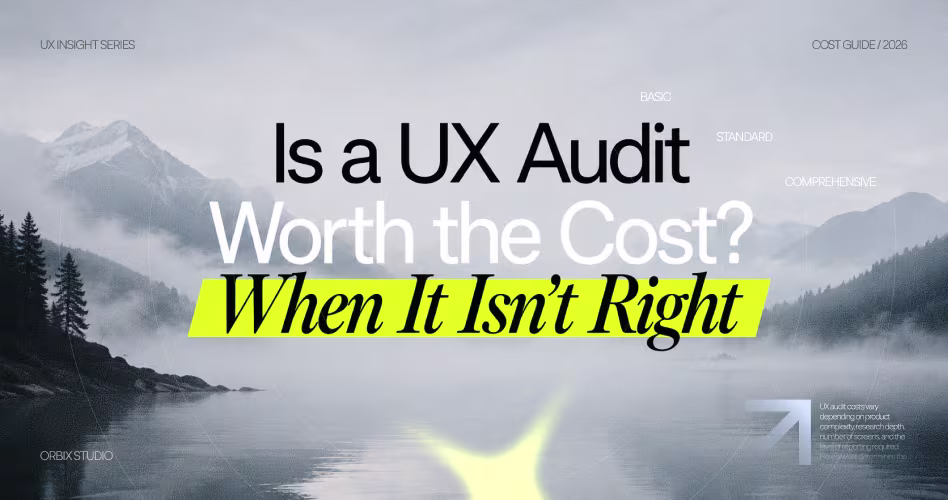 Is a UX audit worth the cost,  when it isn't the right choice