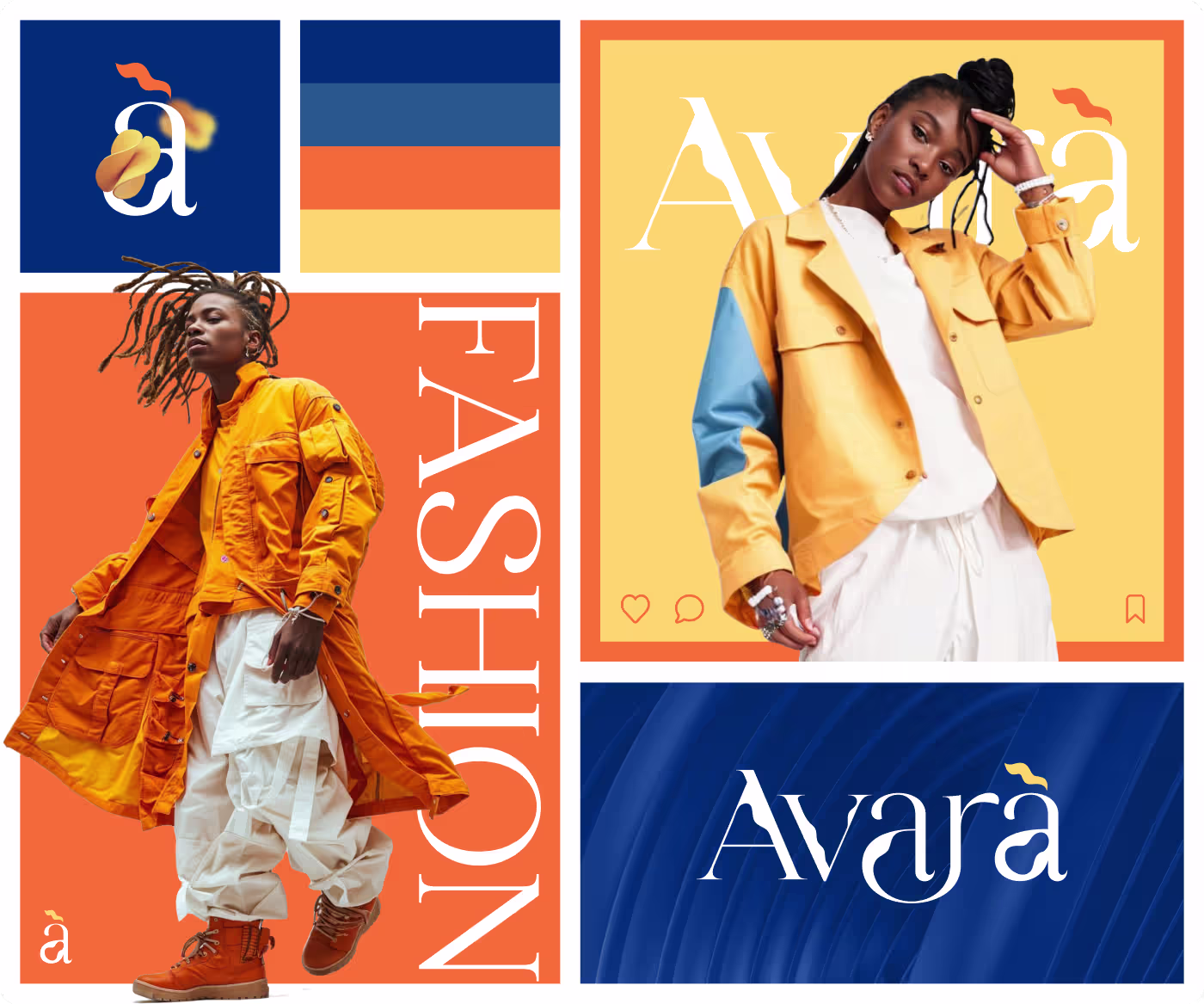 Avara logo typography and Clarist Don font design by OrbitVex.