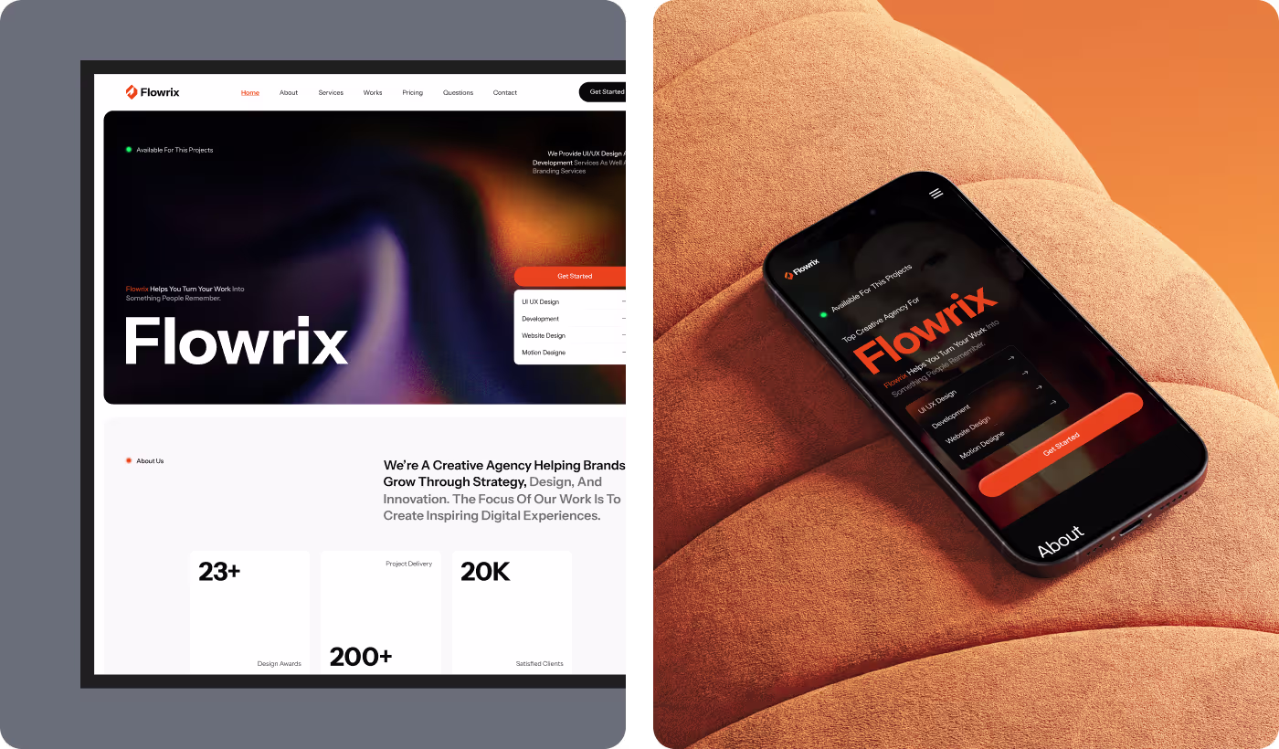 Crowded finance website layout with weak information hierarchy before optimization by OrbitVex.