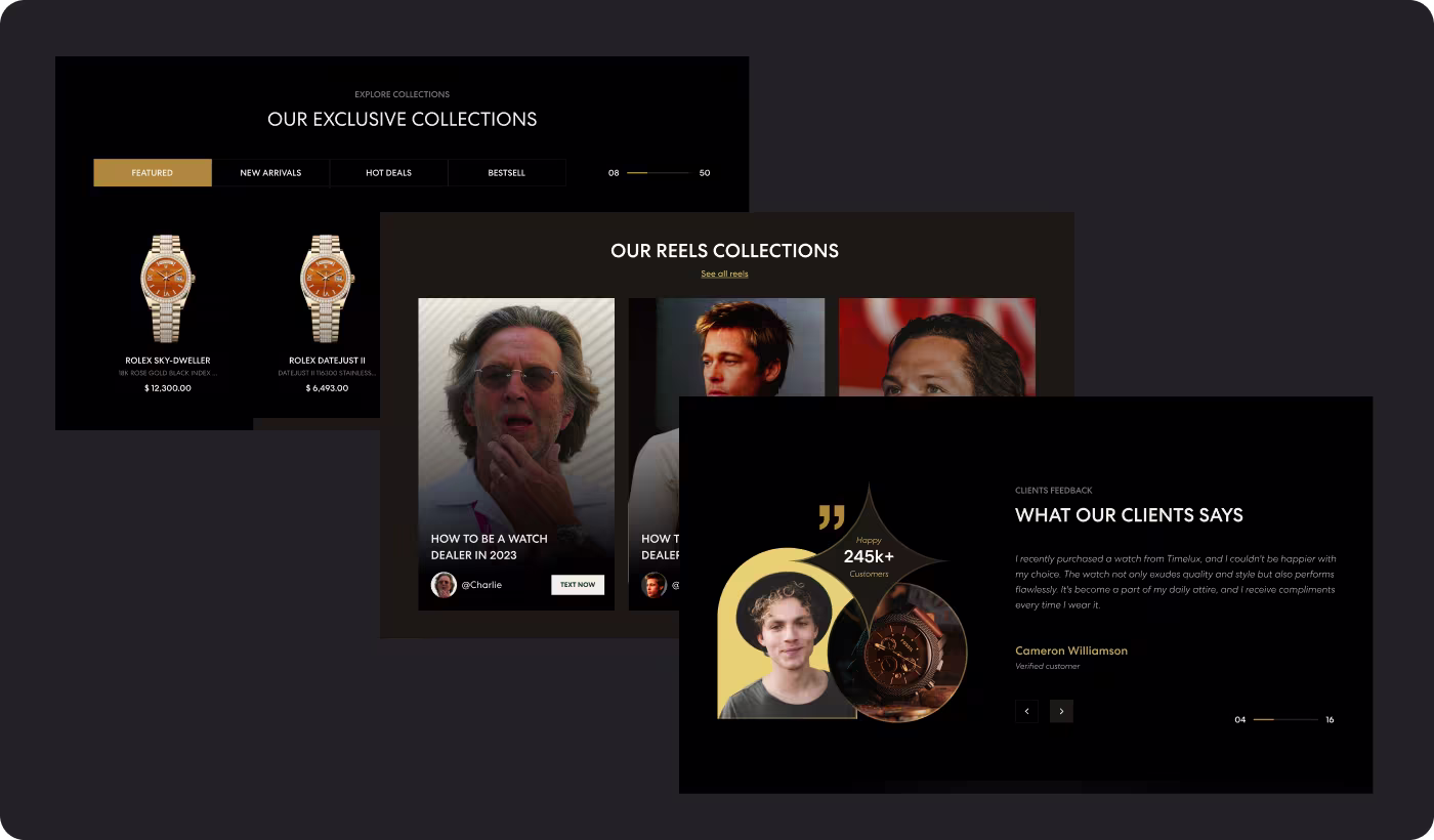 OrbitVex. UX research for TIMELUX analyzing luxury watch browsing behavior, mobile shopping patterns, and checkout trust factors